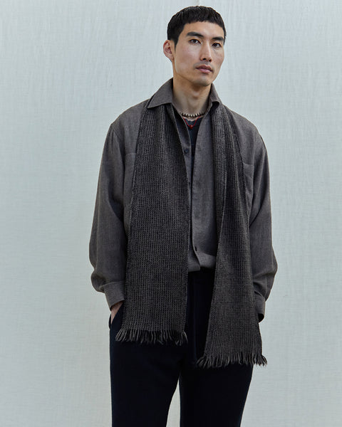 PORTERCLASSICストール PARAKA Pilgrimage Scarf. Ethical yak wool scarves from B-Corp Norlha Atelier