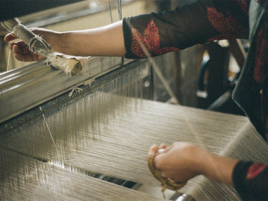 THE MAKING OF NOMAD NATURALS BOILED SCARF