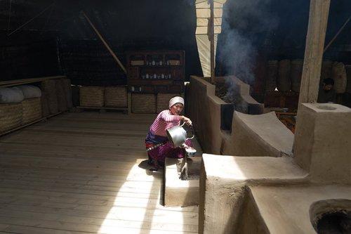 AN AFTERNOON IN A NOMAD TENT