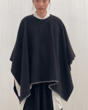 Black with Natural Grey stitching