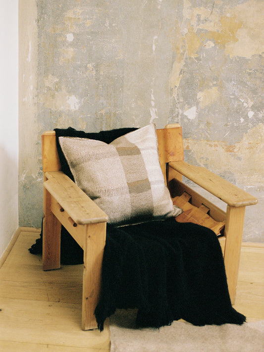 Natural Yak White Grey and Golden Brown