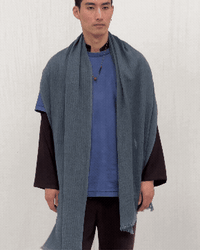 Prince Herringbone Yak Wool Scarf, Luxury Scarves & Shawls, Norlha