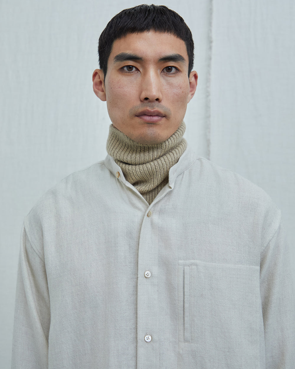 Distressed Snood. Luxury Yak wool accessories from Norlha
