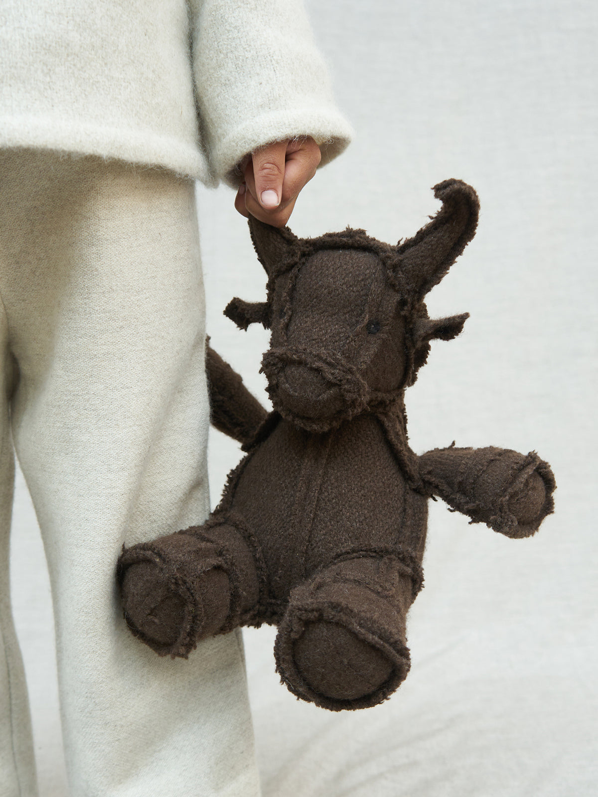 Brown Yak Toy, sustainably made toys from Norlha Atelier