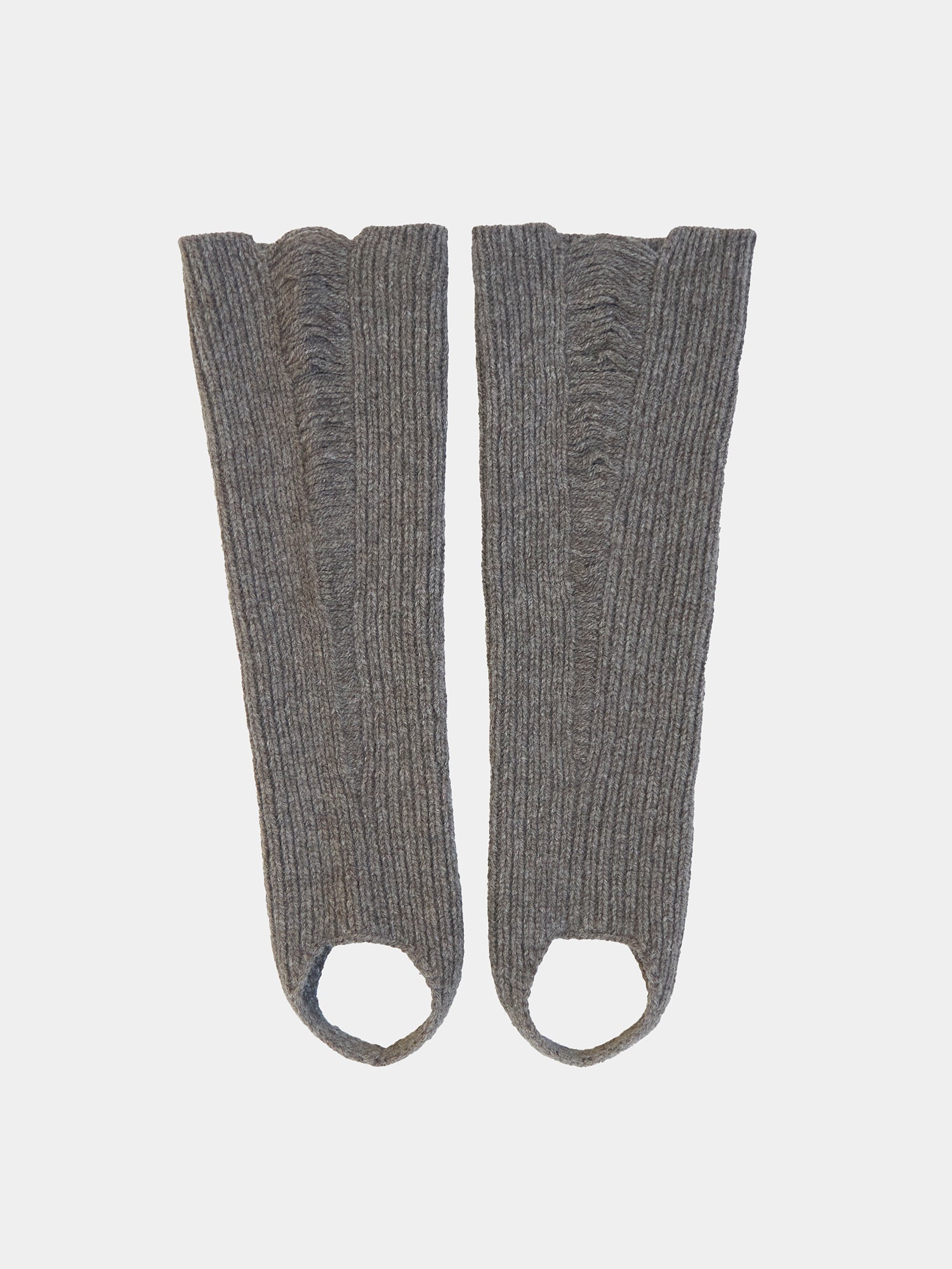 Stirrup Leg Warmers. Luxury yak wool accessories from Norlha
