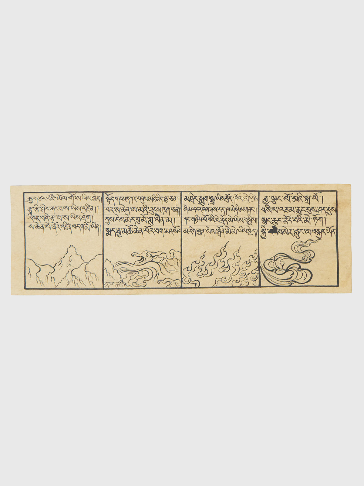 Four Elements Poem ~ Hand-Painted Blessing from Norlha Atelier
