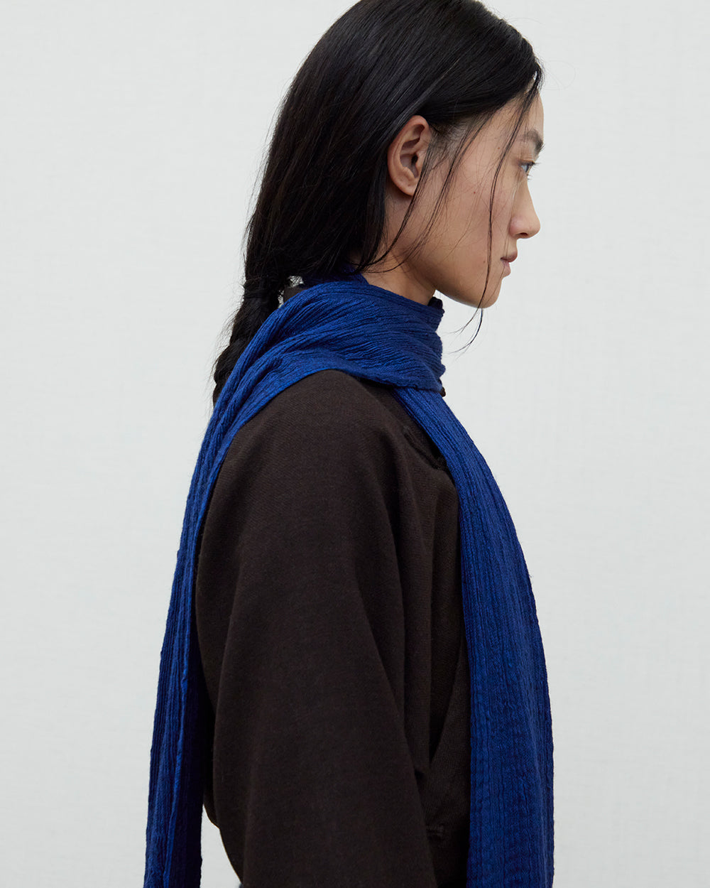 Feather Haze Scarf. Yak wool and silk scarves and
