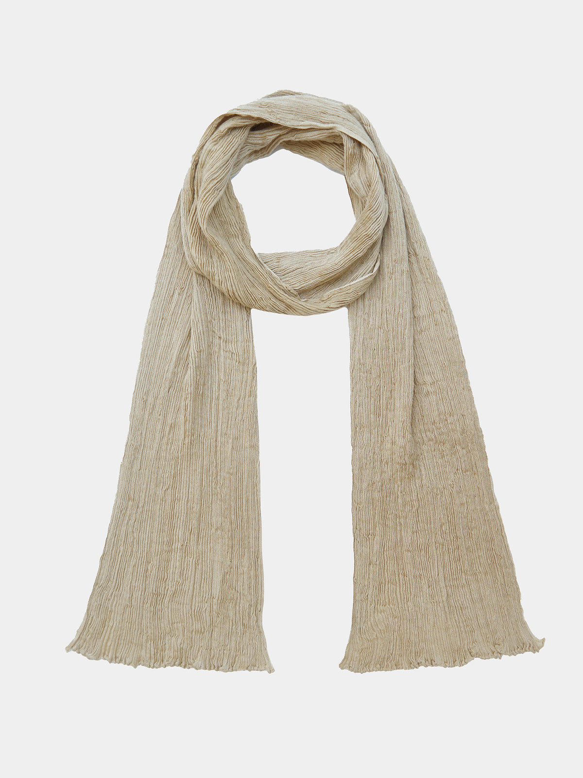 Silk and yak wool scarf. Luxury accessories from B Corp certified