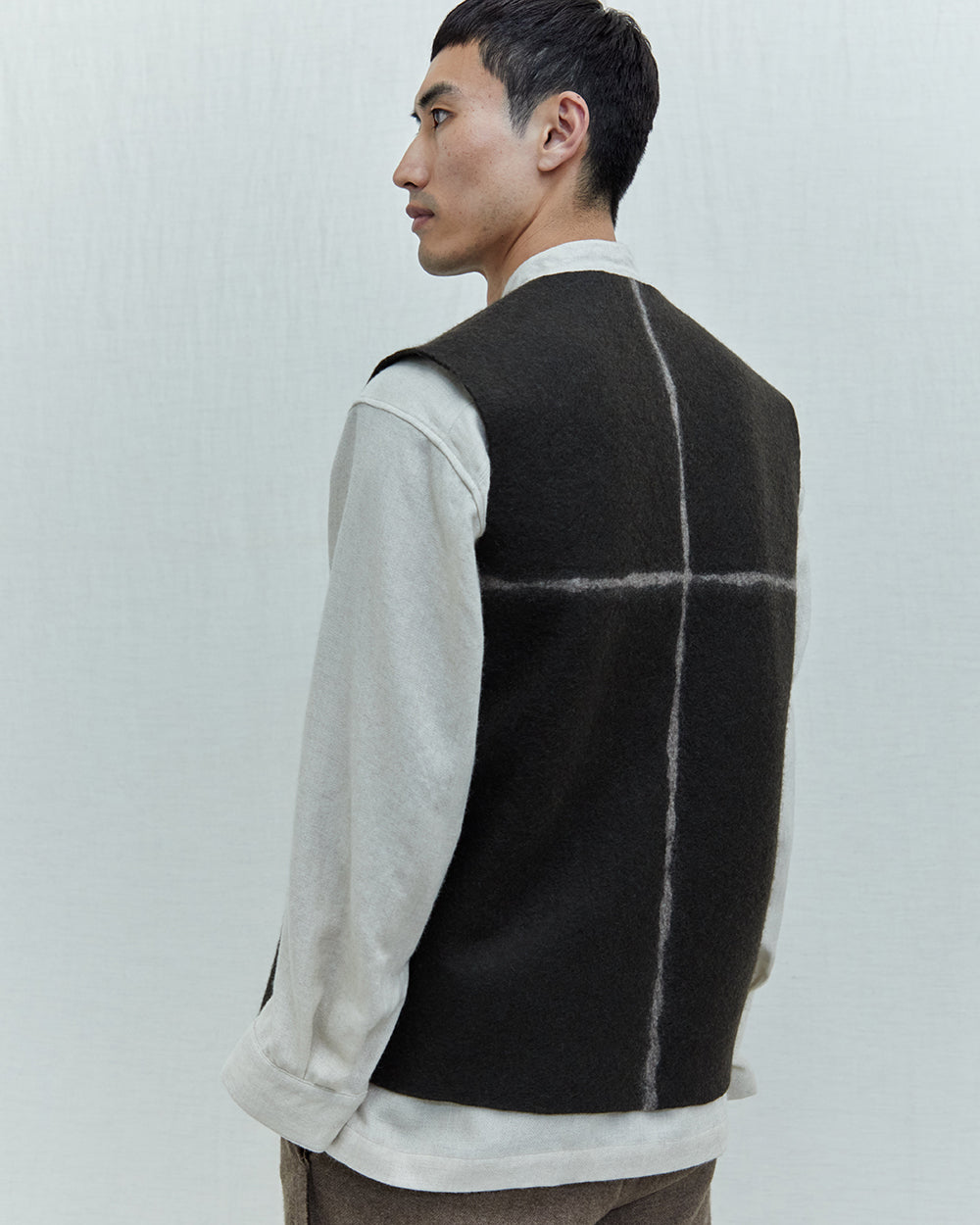 Distressed Snood. Luxury Yak wool accessories from Norlha