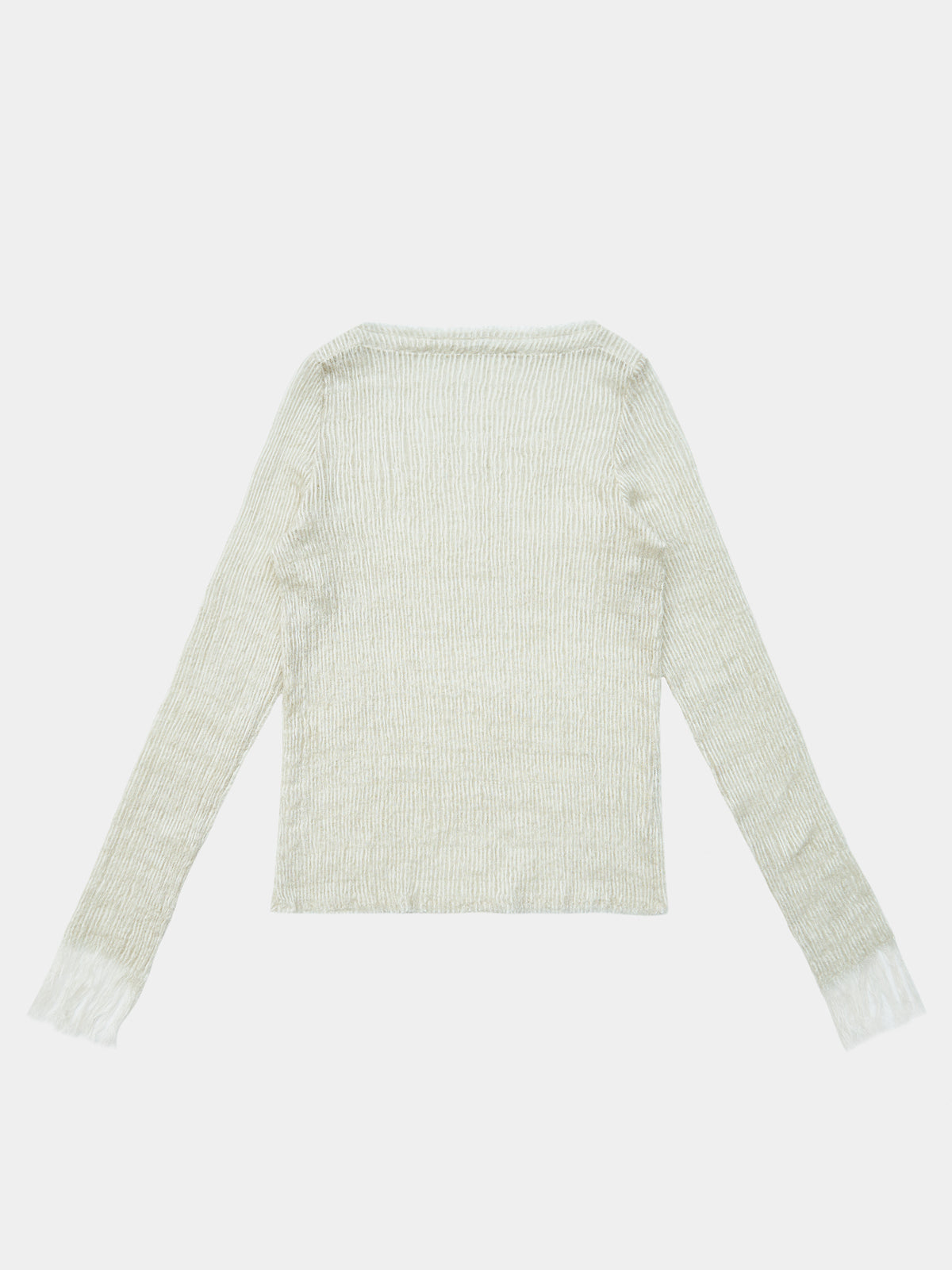 Fringed Long Sleeve Top