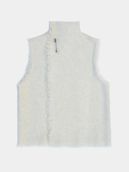 Dense Boiled Fringed Vest