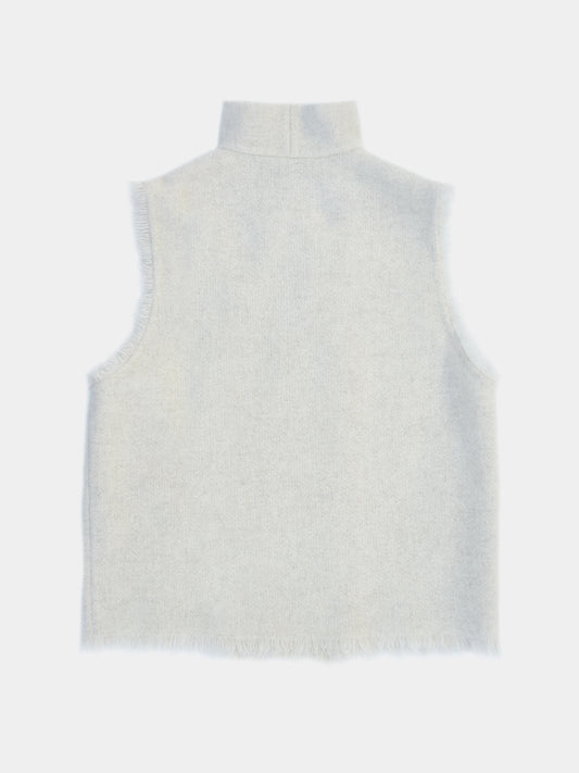 Dense Boiled Fringed Vest