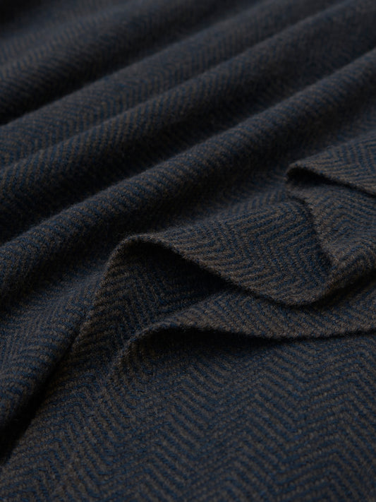 Navy and Natural Yak Brown