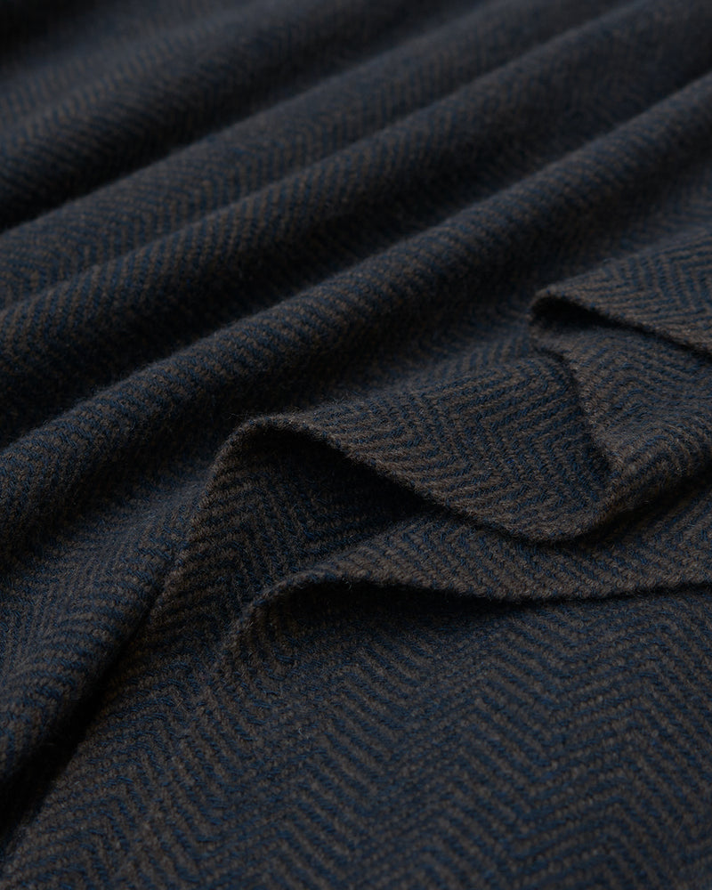 Navy and Natural Yak Brown