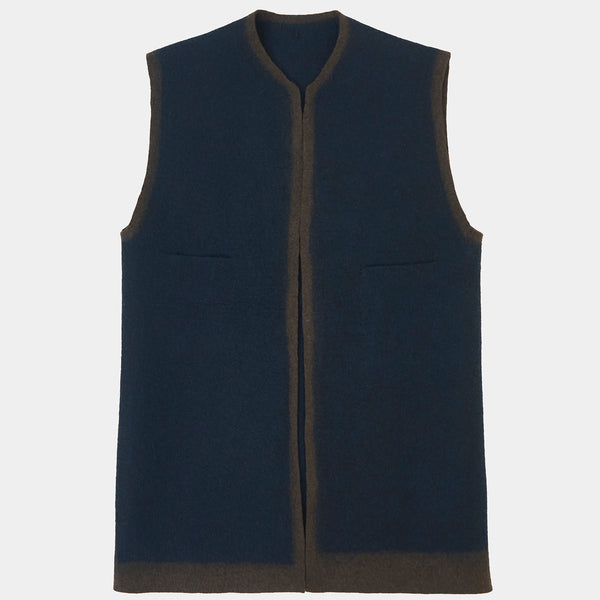 Theory LOFTY WOOL BOXY FIT VEST ロングジレ L Theory LOFTY WOOL