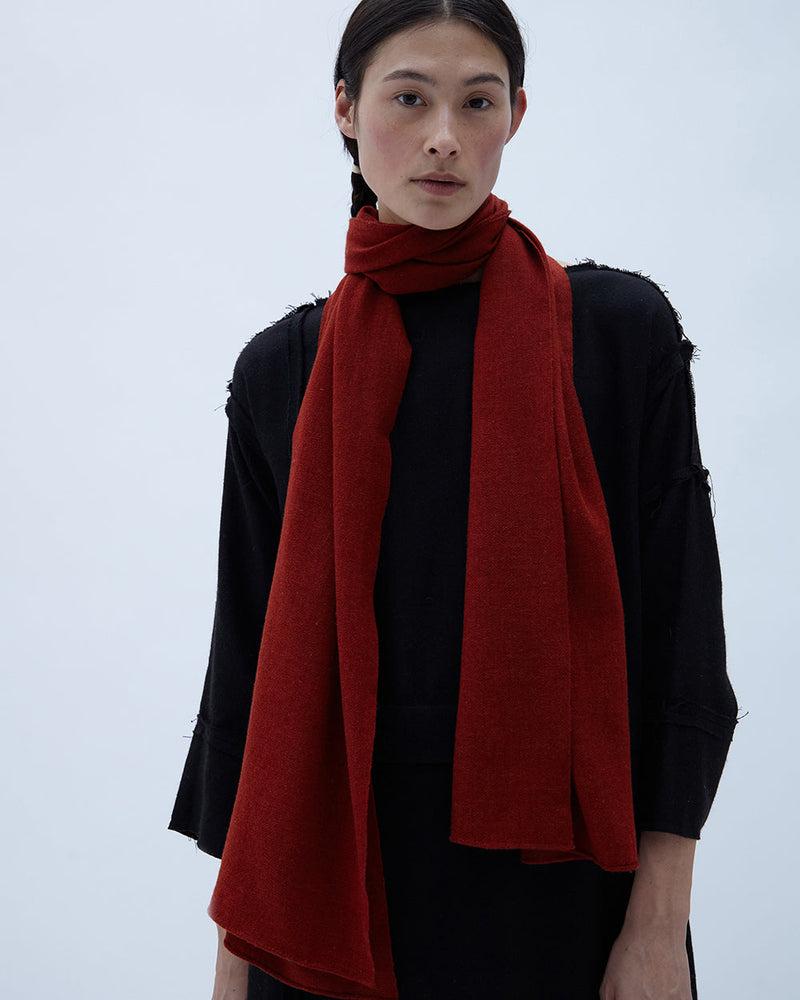 Classic Skinny Yak Wool Scarf, Luxury Yak Wool Scarves, Norlha B Corp