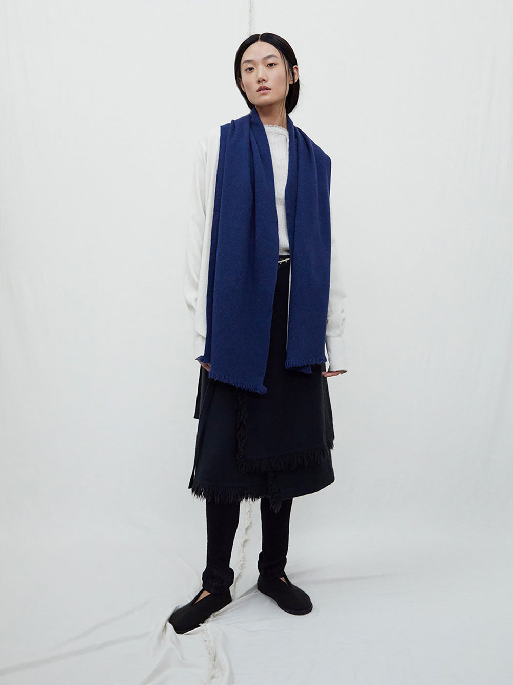 Soft & Warm Classic Yak Wool Skinny Scarf, Ethical Wool, Norlha