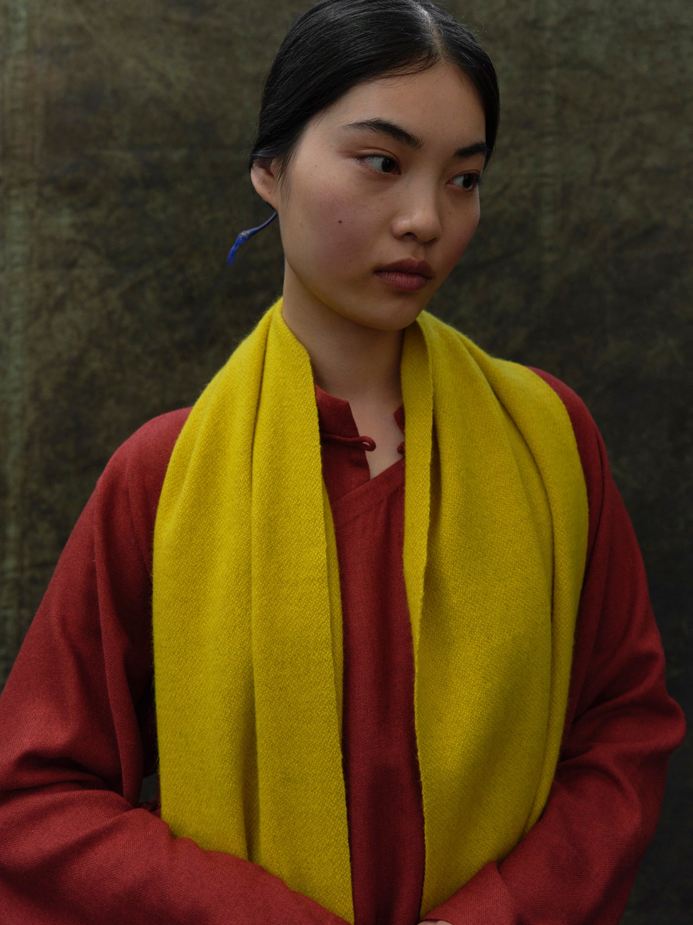 Classic Skinny Yak Wool Scarf, Ethical Scarves from Norlha