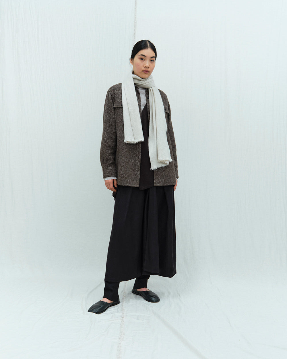まとめCTHY HIGH-END YAK WOOL FRINGE STOLE CTHY High-End Yak Wool Fringe Stole
