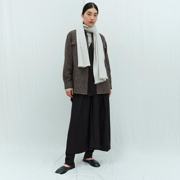 Classic Skinny Yak Wool Scarf, Ethical Scarves from Norlha