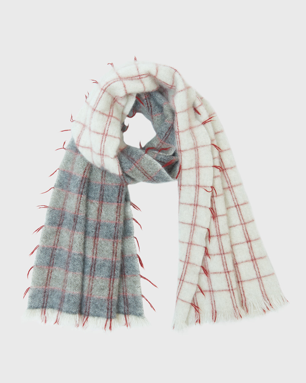 【CTHY】HIGH-END YAK WOOL FRINGE STOLE CTHY High-End Yak Wool Fringe Stole