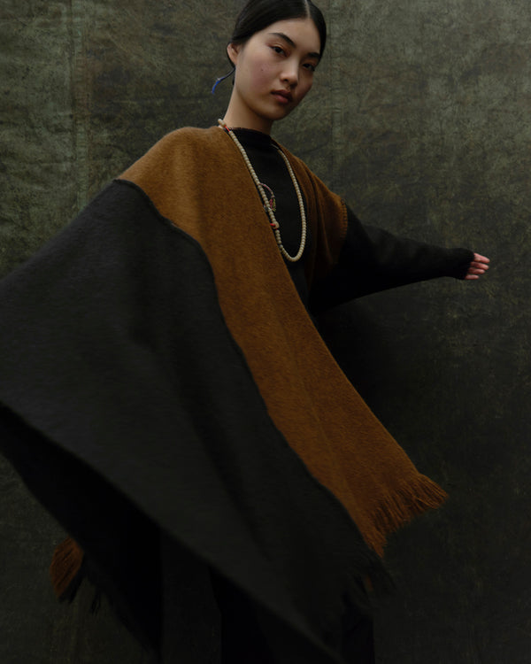 Wood Brown and Blue