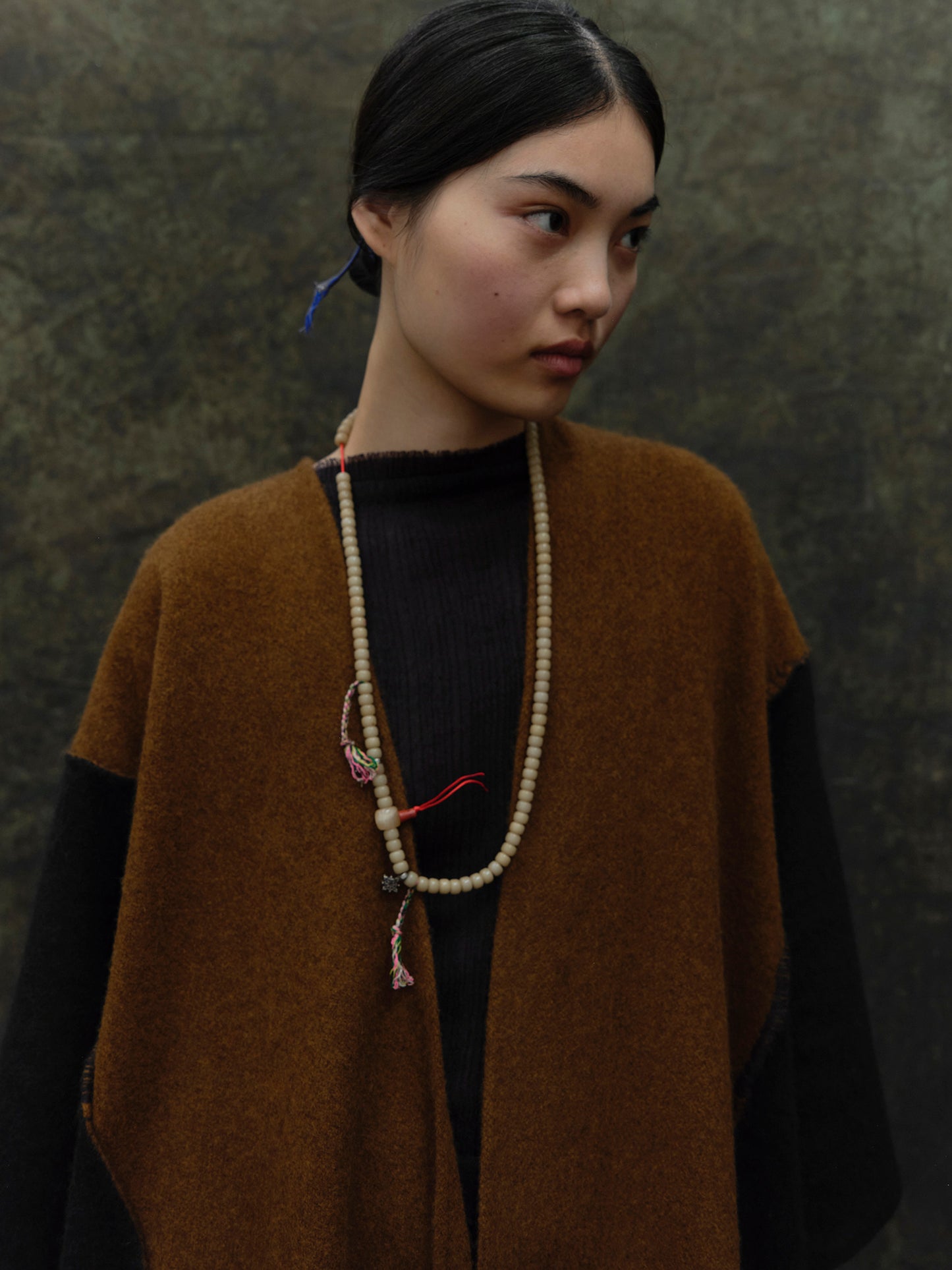 Wood Brown and Blue