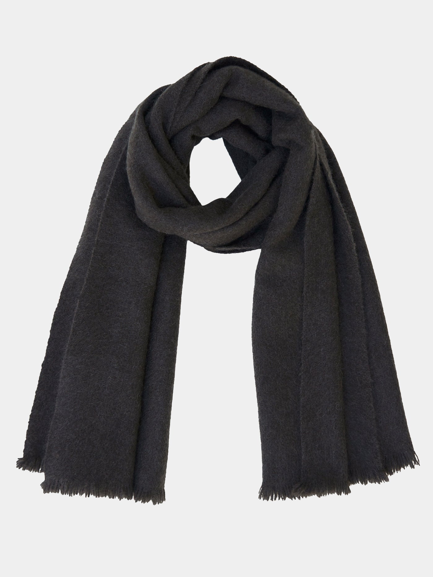 Soft Yak Wool Boiled Scarf, Ethical luxury from Norlha