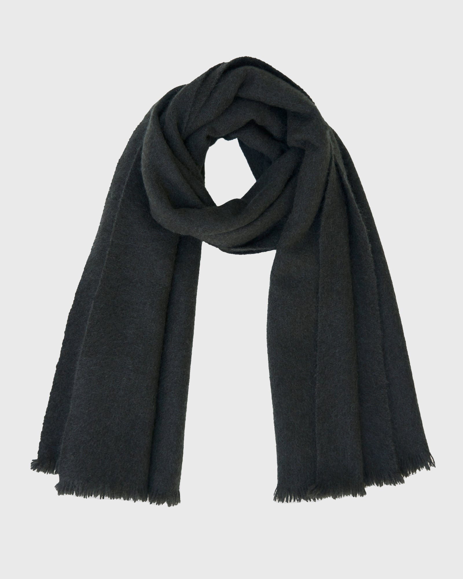 Soft Yak Wool Boiled Scarf, Ethical luxury from Norlha