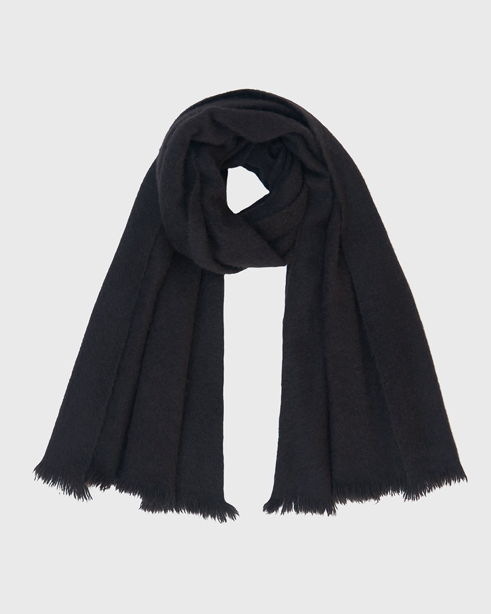 Soft Yak Wool Boiled Scarf, Ethical luxury from Norlha