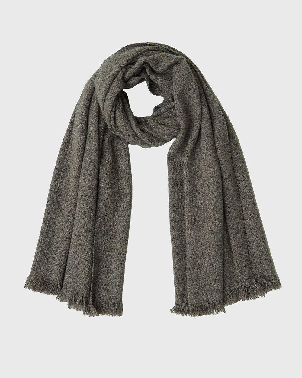 小物 YAK WOOL FRINGE STOLE MIX COLOR YAK WOOL FRINGE STOLE | CTHY