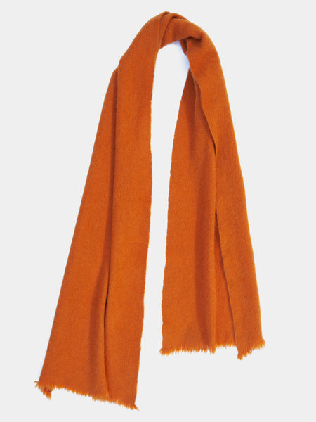 小物 NORLHA NOMAD NETS SKINNY SCARF Bright Orange Nomad Net Boiled Skinny Scarf. Handwoven at the