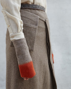 Natural Yak Grey and Orange