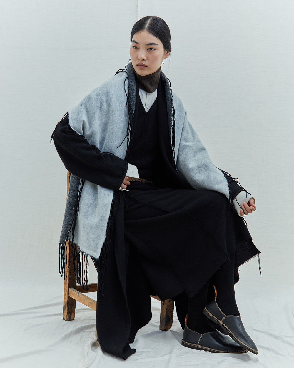まとめCTHY HIGH-END YAK WOOL FRINGE STOLE まとめCTHY HIGH-END YAK WOOL FRINGE STOLE まとめCTHY HIGH