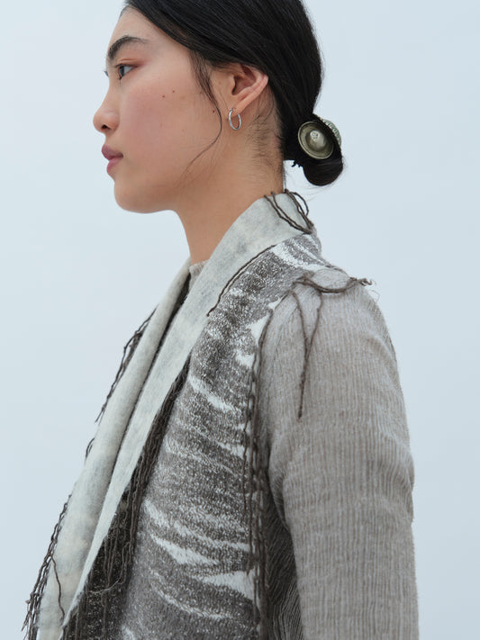 Natural Yak Grey and White