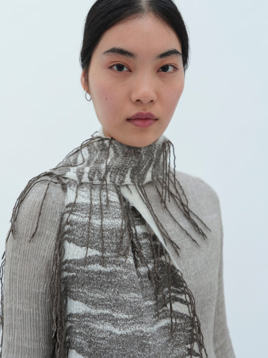 Natural Yak Grey and White