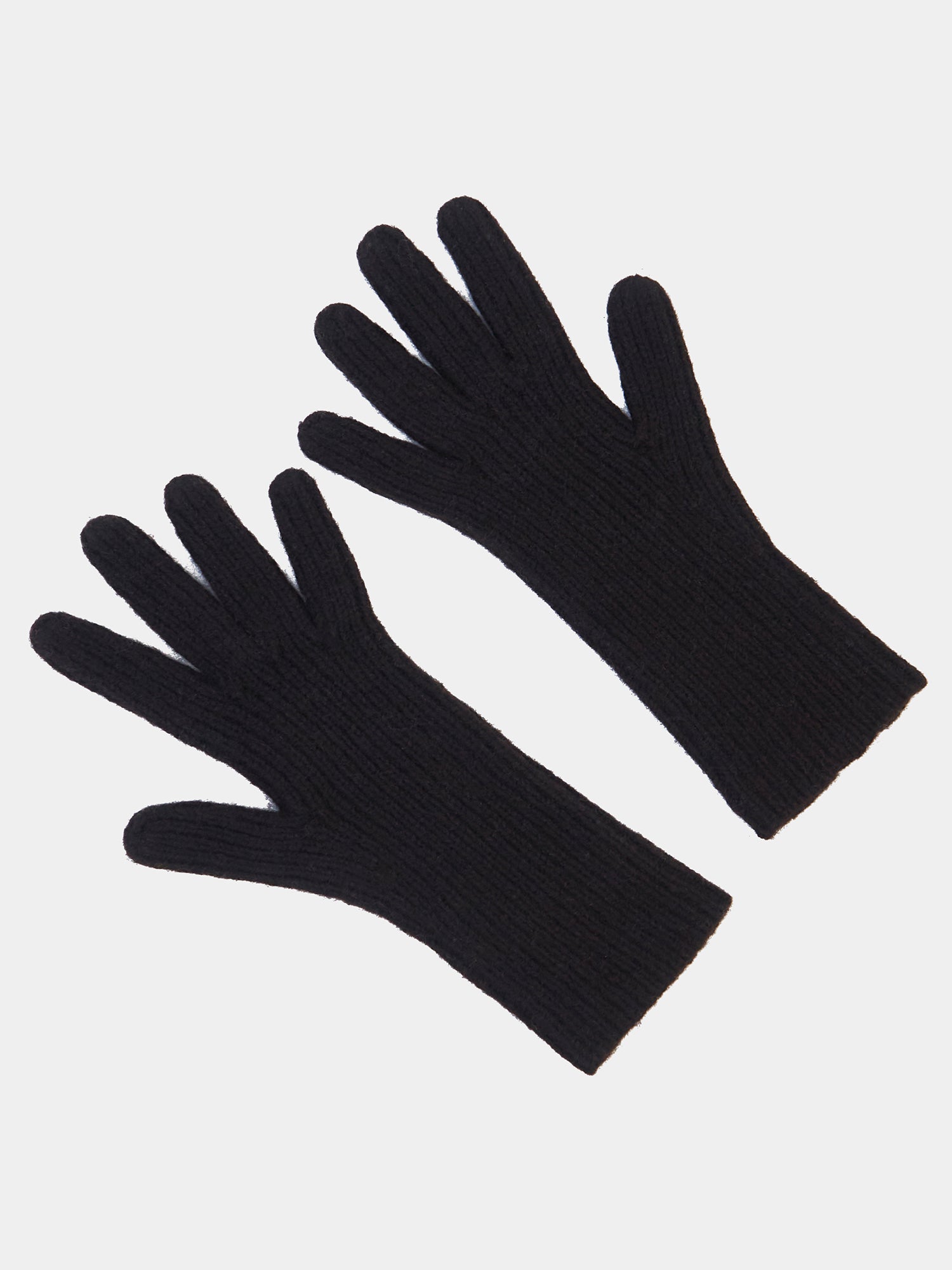 Ribbed Gloves. Luxury Yak wool accessories, Norlha