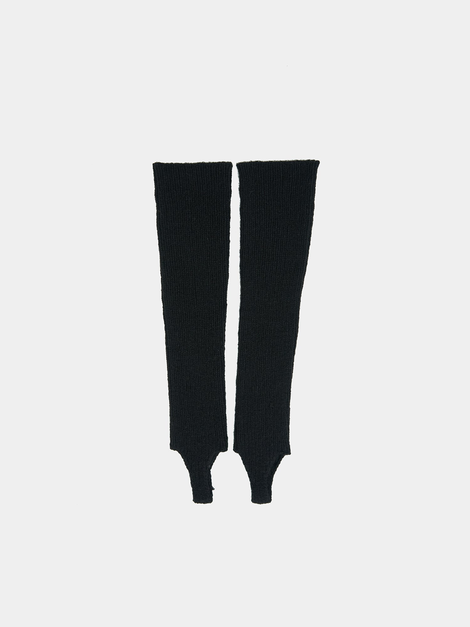 Handknit Ribbed Stirrup Socks