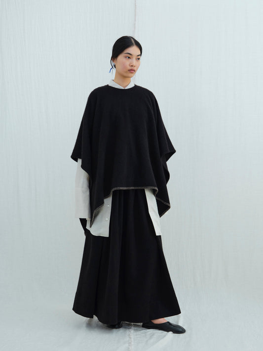 Black with Natural Grey stitching