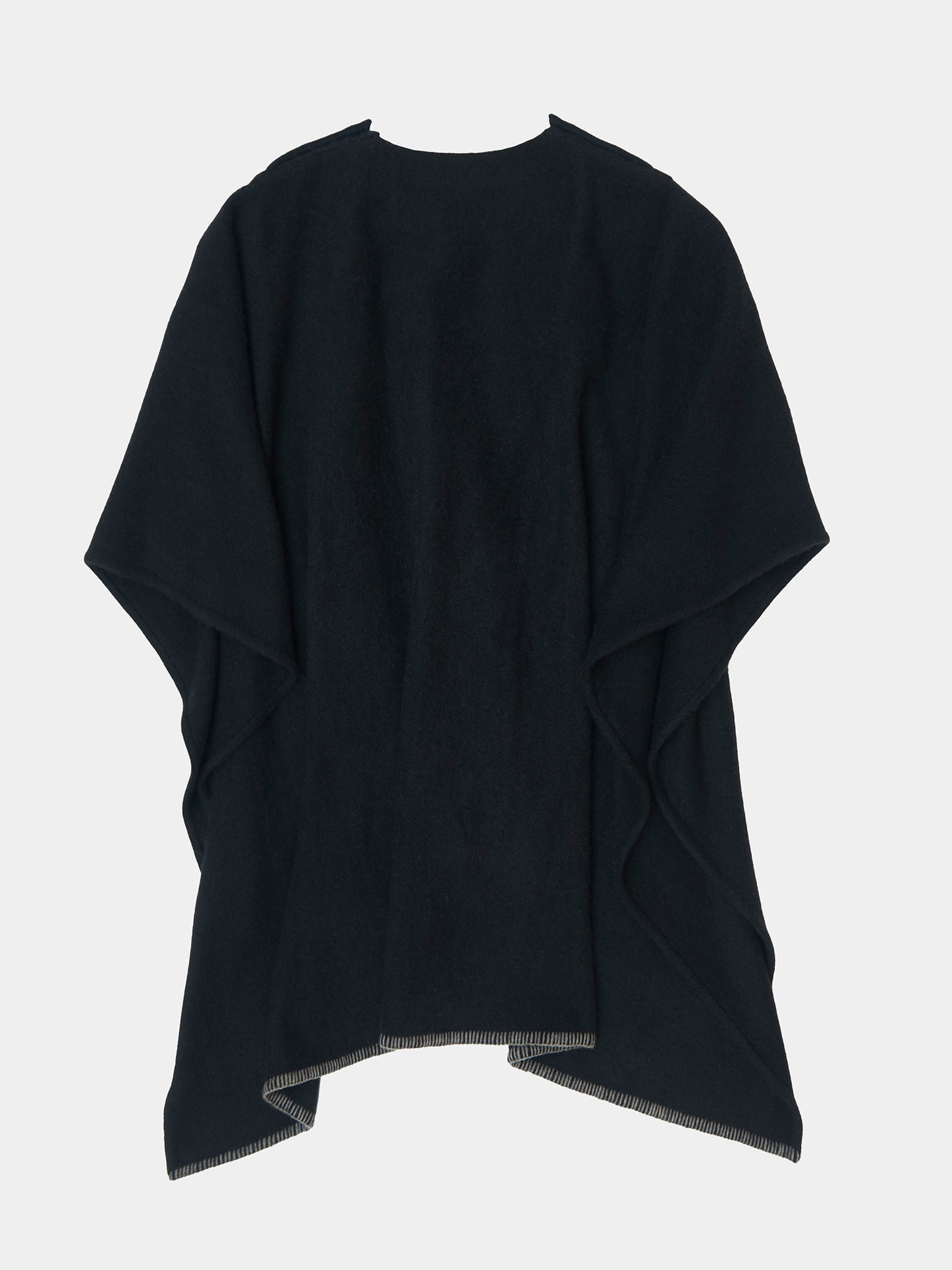 Black with Natural Grey stitching