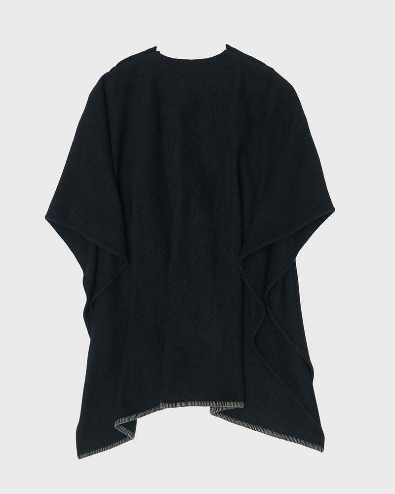 Black with Natural Grey stitching