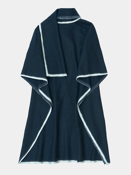 Navy and Natural Yak White