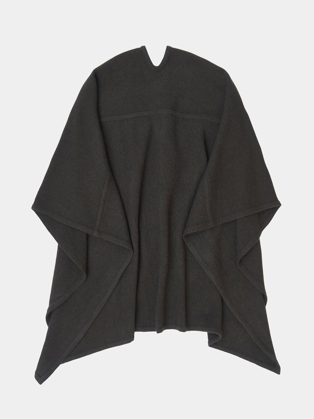 evam eva yak wool poncho charcoal evam Wool Poncho Ponchos, Norlha