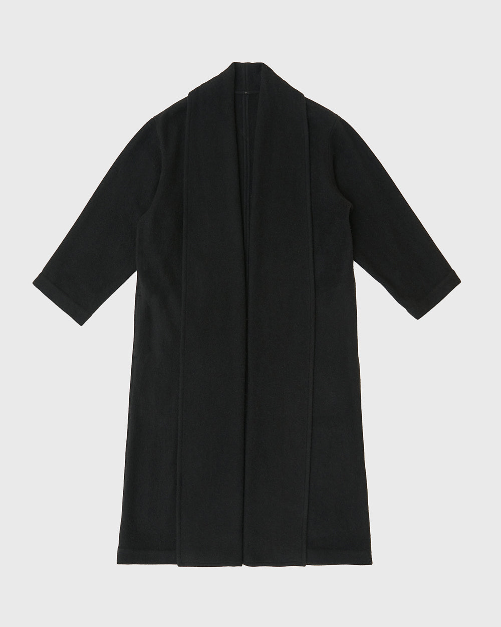 Mens Shawl-Collar Coat. Luxury menswear from b corp certified Norlha