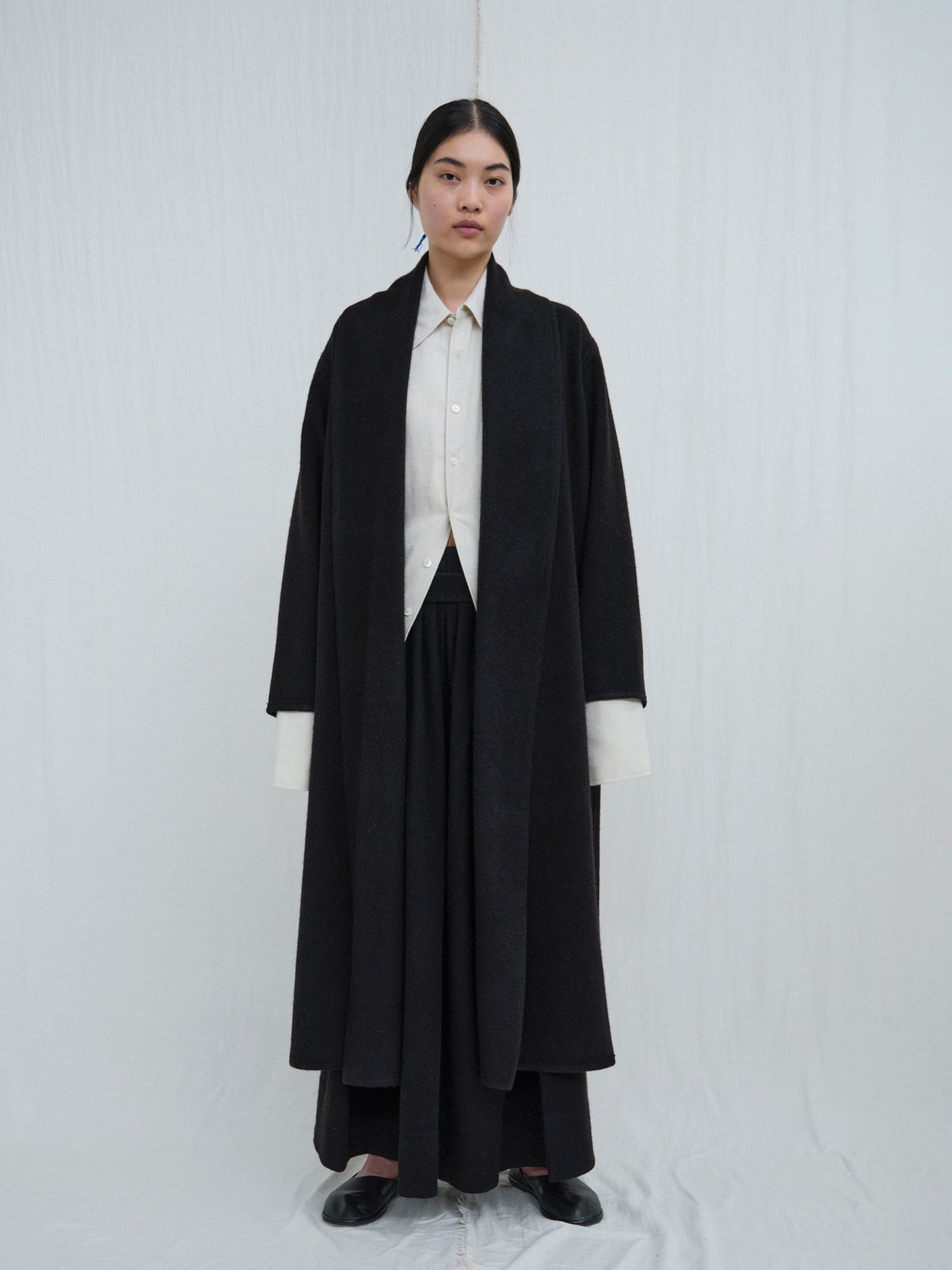 Women's Shawl-Collar Coat. Luxuriously soft wool coats from Norlha