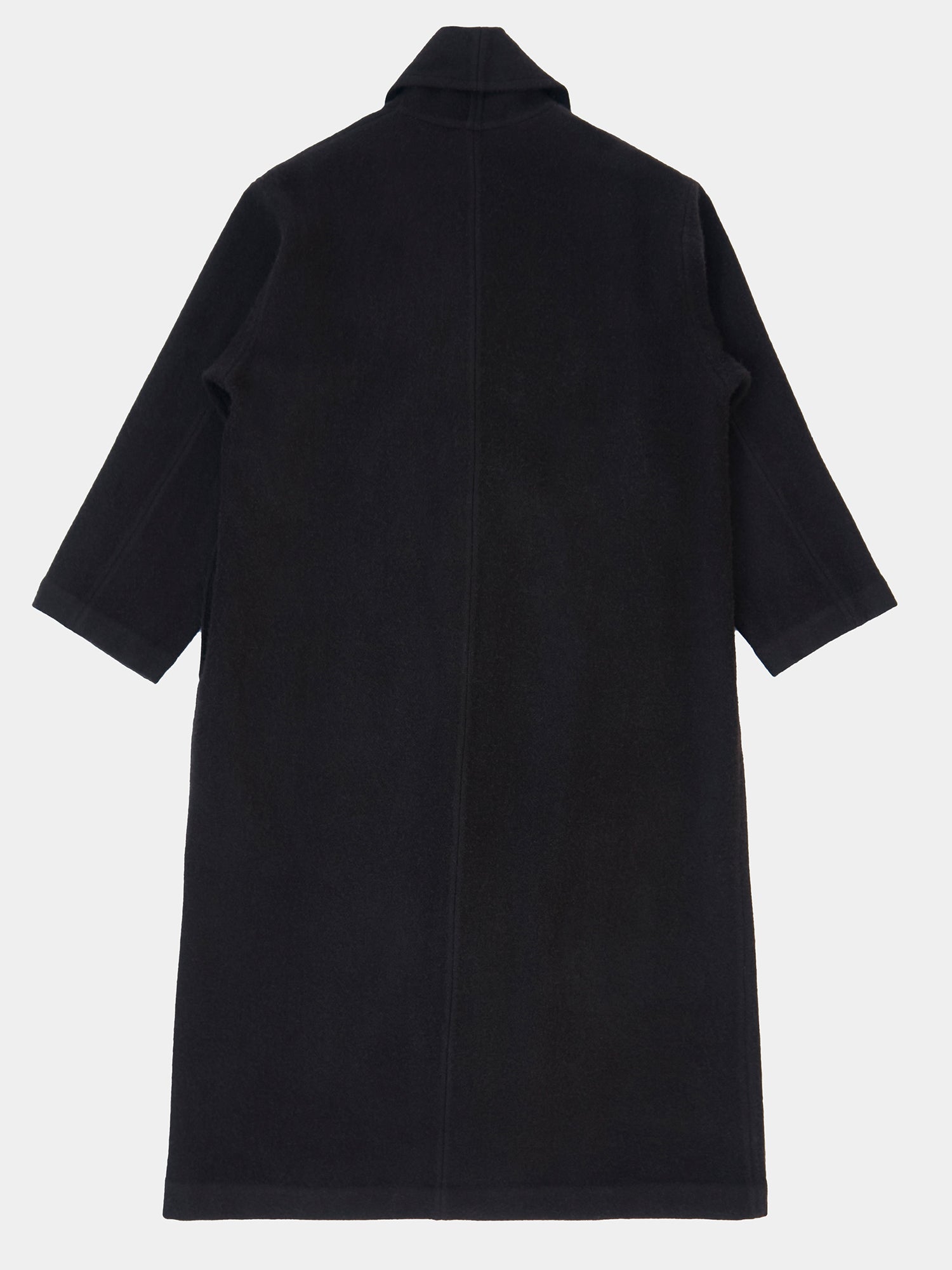 Mens Shawl-Collar Coat. Luxury menswear from b corp certified Norlha