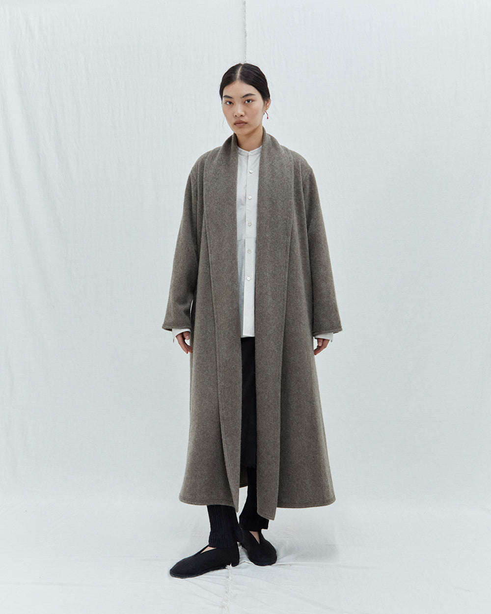 ジャケット・アウター shiun WOOL SHAWL COLLAR COAT S Double Face Wool Blend Shawl Collar Coat | Talbots