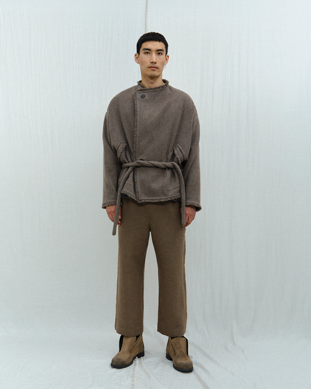 Dense Boiled Shepherd's Jacket. Yak Wool outerwear from Norlha