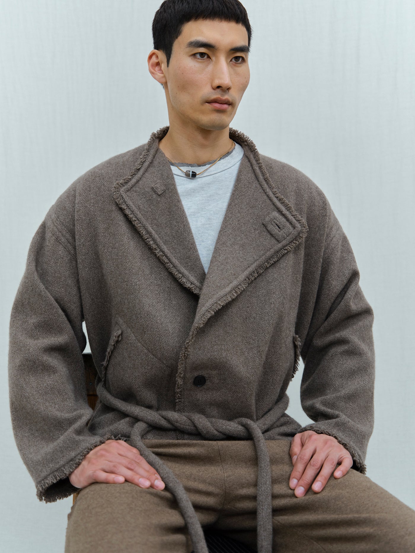 Dense Boiled Shepherd's Jacket. Yak Wool outerwear from Norlha