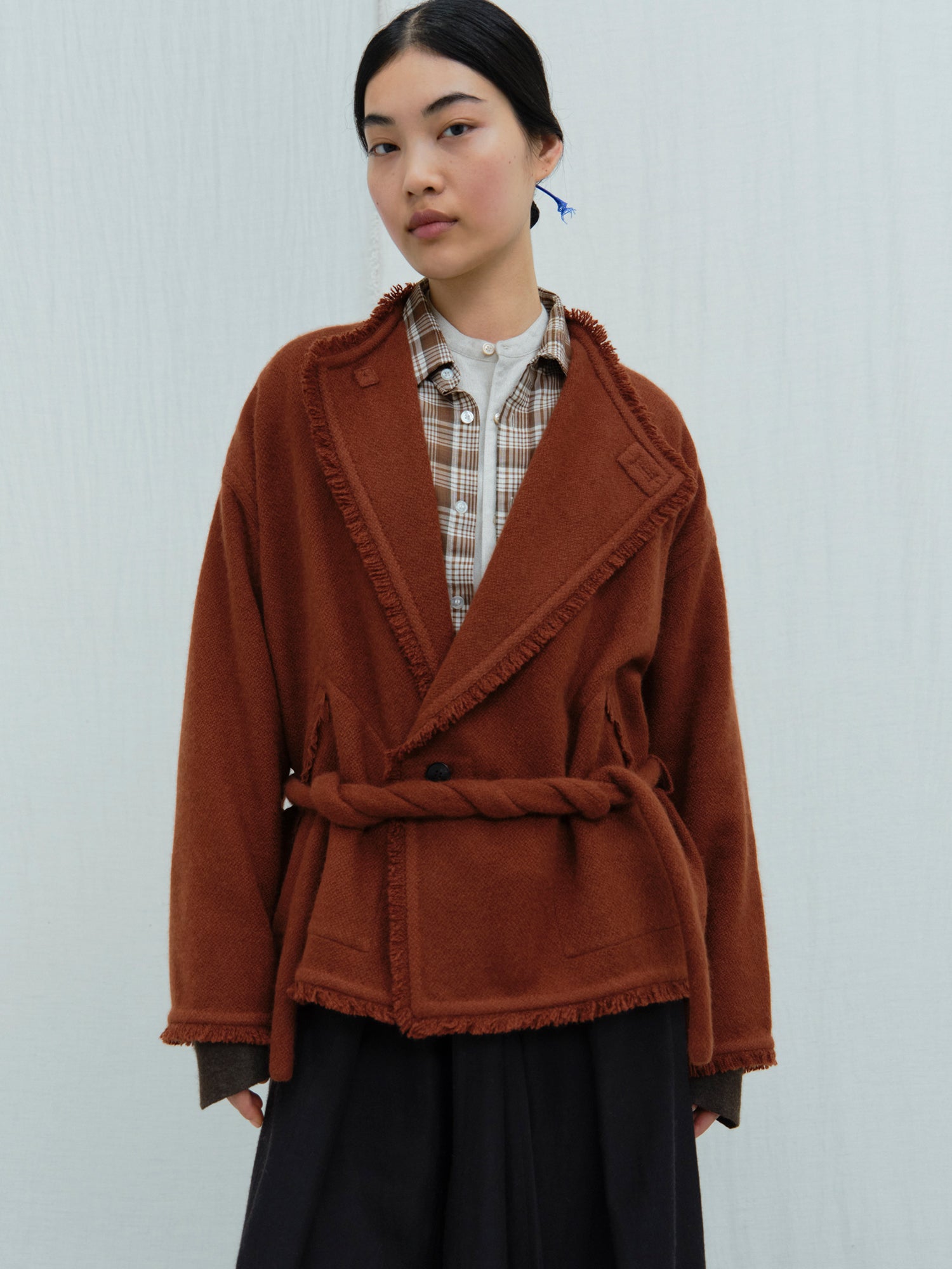 Dense Boiled Shepherd's Jacket. Yak Wool outerwear from Norlha Dense Boiled Shepherd's Jacket. Yak Wool outerwear from Norlha
